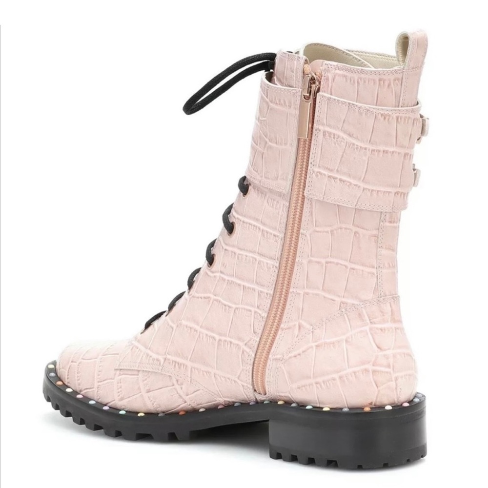Pink Combat Boots - image 3